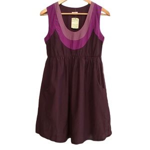 Fossil Irene Purple Dress Size Small